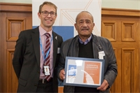 Instrumental and inspiring volunteer recognised by Minister 