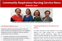 Community Respiratory Nursing Service newsletter