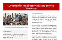 Community Respiratory Nursing Service newsletter 